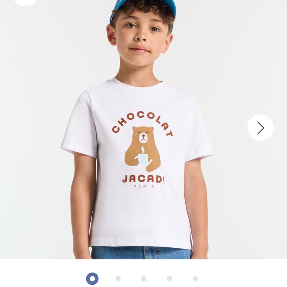NWT Jacadi White Kids T-Shirt